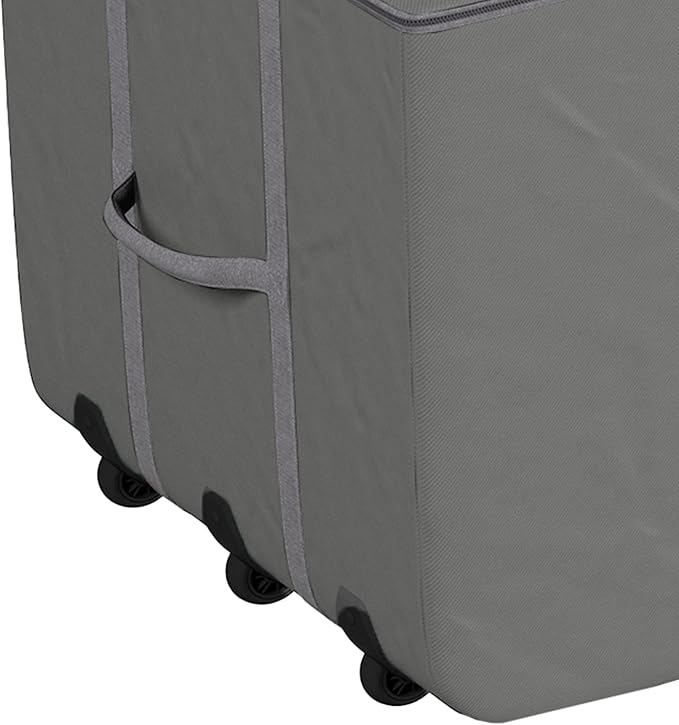 Christmas Tree Storage Bag - Rolling Bag for 12FT Disassembled Artificial Trees, Seasonal Decor, Packing, Moving, and Home Storage by Elf Stor (Gray)