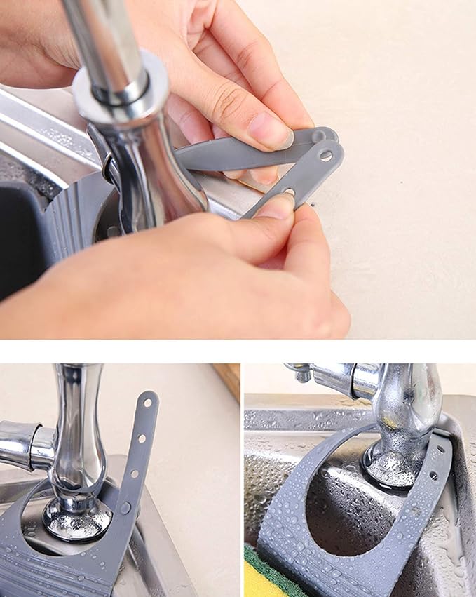 YYaaloa Sink Basket Sink Strainers Basket Kitchen Drain Shelf Sink Storage Holder (style 2- Pink)