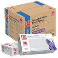 Basic Nitrile Exam Gloves, Medical Violet Blue Gloves Disposable Latex Free Powder-Free For Exam, Food Prep Cleaning, Medium Case Of 1000, M, NGPF1035