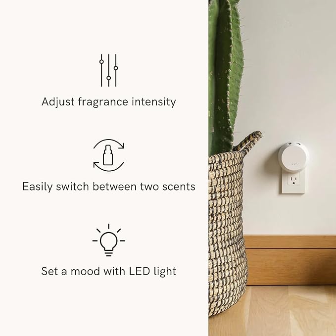 Pura 4 Smart Home Fragrance Device Starter Set - Scent Diffuser for Home - Clementine Mango, Fresh Bergamot, Citrus Leaves, Pink Pomelo