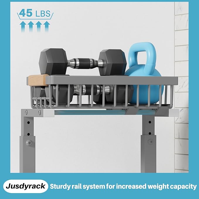 Jusdyrack 1 Packs 2 Tier Grey Under Sink Organizer,Under Sink Organizers and Storage, Slide Out Pull Out Cabinet Organizer Shelf, Metal Sliding Drawer for Kitchen Bathroom Cabinet Organization Rack