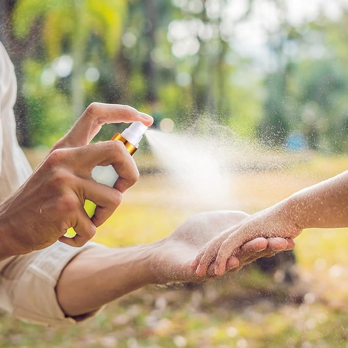 Fumete 36 Pcs Glass Spray Bottles 4oz Fine Mist Glass Spray Bottle Refillable Liquid Containers with 6 Labels 6 Funnel for Hair Travel Plants Cleaning Solutions Skin Care (Clear,Frosted)