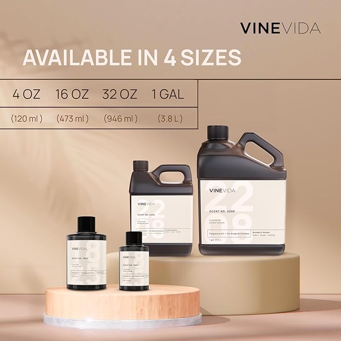 VINEVIDA Clean Collection (Pack of 4) - Diffuser Fragrance Oil Set - Cold Air Diffuser Oil