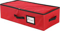 Sattiyrch Christmas Ornament Storage Box,Box Contributes Slots for 64 Holiday Ornaments 3-Inch Underbed Storage
