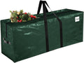 Christmas Tree Storage Bag, Christmas Tree Bag Fits Up to 9 Ft Artificial Xmas Trees, Heavy Duty Material, Waterproof & Dual Zippers Christmas Tree Box for Trees, Decorations (Green)