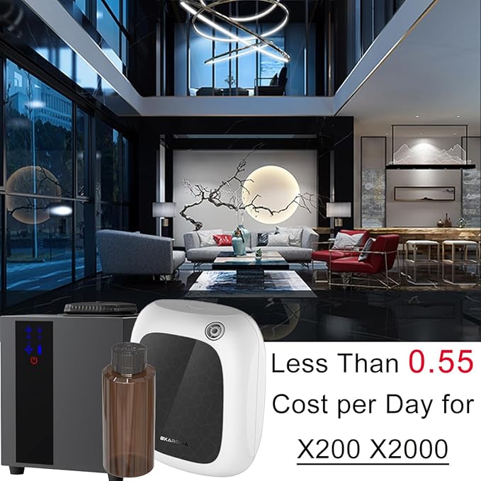 Fragrance Scent Diffuser Genuine Oil - DIFFMELY, Original Bottle for X200 X2000 Diffuser, 7 Fl Oz 200ml, Less Than 0.55 Cost per Day, Fragrance Oil, Type Shangri-La