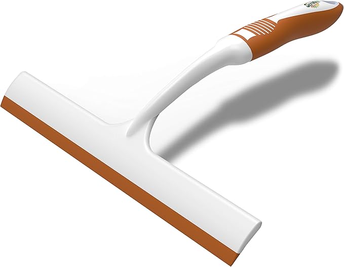 SCRUBIT Window and Shower Squeegee, Lightweight Squeegy Cleaner for Windows, Glass, Car Windshield, and Mirror - Streak Free Cleaning Tool for Shower Doors, Kitchen and Bathroom