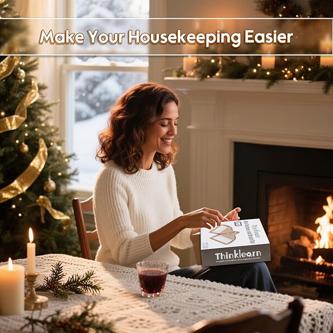 THINKLEARN 2PCS Small Broom and Dustpan Set, Mini Dust Pan and Brush, Hand Whisk for Pets, Kids, Desk, Home, Camping, Brown Cleaning Supplies