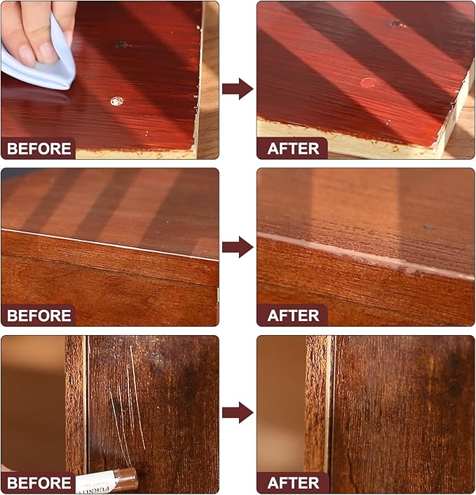 Wood Filler Sticks, 18 Colors Wood Wax Crayons, SEISSO Furniture Repair Scratch Wax Stick Pen kit for Touch Ups Scratches, Scuffs, Cracks, Nail Holes of Hardwood Floors, Cabinets, Tables, Doors