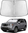 EcoNour Custom Windshield Sun Shade for Honda Pilot 2009–2015 | Family SUV Front Window Heat & UV Shield | Foldable Multi-Layer Sun Cover