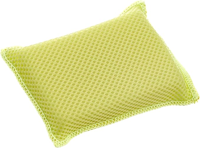 Microfiber Non-Scratch Dish & Kitchen Scrubber Heavy-Duty Household Cleaning Sponges, Multi-Purpose Cleaning Supplies for Dishes and Kitchens Pack of 6