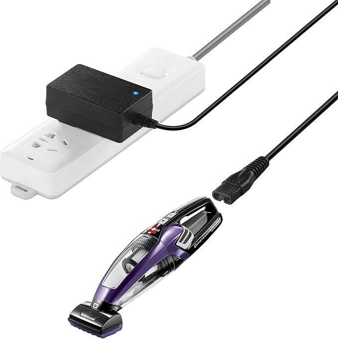 Charger for Bissell 2390A Bissell Pet Hair Eraser Charger 2390 Power Cord Compatible for Bissell 2390A 2390 23903 2284 2284W Cordless Handheld car Vacuum Charger Bissell 1614206 AC Adapter
