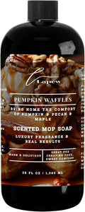 Lapew Pumpkin Waffles Scented Mop Soap Concentrate 36 oz | Premium Fragranced Floor Cleaner | Streak-Free | Hard Floor Cleaning Solution | Eco Friendly | Made in USA (Pecan Pumpkin Waffles)