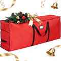 Christmas Tree Storage Bag for 9 FT Tree, Heavy-Duty 600D Waterproof Oxford Fabric with Wide Opening & Double Zipper, Durable Holiday Storage Organizer for Xmas Tree, Ornaments & Lights