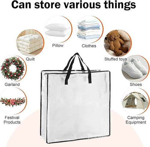 2 PCS Wreath Storage Container - 25 inch Christmas Wreath Storage Bag for Holiday Decorations, Container for Home Storage Durable Polyester with Handles