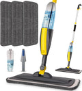Mops for Floor Cleaning, Spray Mop with 400ml Refillable Bottle and 2 Replacement Pads Dry Wet Floor Household or Commercial Hardwood Laminate Tile Ceramic