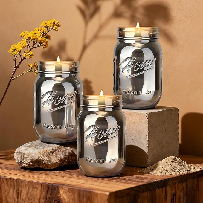 Scented Candle Smoke Gray Sands Scented, Classic 22oz Large Jar Single Wick Candle, Over 110 Hours of Burn Time, Perfect for Creating Relaxing Atmosphere (Lavender)