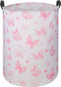 Round Laundry Hamper Storage Basket Laundry Organizer Hamper Storage Bins Clothes Box Nursery Hamper Gift Basket with Handles
