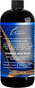 Lapew Glamour Girl Scented Mop Soap Concentrate 36 oz | Premium Fragranced Floor Cleaner | Streak-Free | Hard Floor Cleaning Solution | Eco Friendly | Good Girl Fragrance