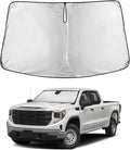 Econour Windshield Sun Shade for Chevrolet Silverado & GMC Sierra 2019–2023 2024 2025 2026, Car Windshield Sun Shade & Window Cover, Reflective UV & Heat Blocker, Foldable Sun Visor, Car Accessories