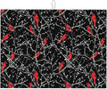 Red Bird Winter Red Cardinals Dish Drying Mat 18x24 For Kitchen Counter Absorbent Microfiber Dishes Pad Dish Drainer Rack Mats Fast Dry Kitchen Accessories