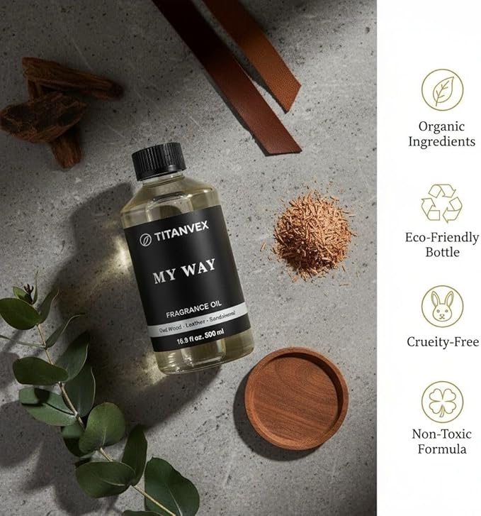 My Way Hotel Collection Diffuser Oil - Waterless Diffuser Oil Refill - Hotel Diffuser Oil Fragrance - Essential Oil for Waterless Oil Diffusers - Vegan and Safe Formula –16.9oz