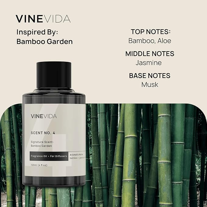 VINEVIDA Spring Collection (Pack of 4) - Diffuser Oil Set - Cold Air Diffuser Oil