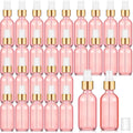 Roshtia 30 Pcs 2 oz/ 60 ml Rose Gold Glass Spray Bottle Refillable Perfume Atomizer Clear Decorative Empty Bottles with Fine Mist Sprayer Pump for Face Body Travel