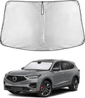 EcoNour Windshield Sun Shade Compatible for Acura MDX 2021–2026 | Luxury SUV Front Window Sunshade | Foldable Sun Visor Protector | UV & Heat Blocking | Keeps Interior Cooler
