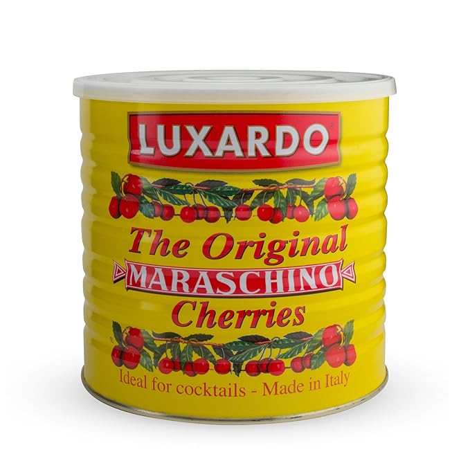 Luxardo The Original Maraschino Cherries | Gourmet Cherries | Ideal for Cocktails & Desserts | Product of Italy, 6.6 Lbs (3kg)
