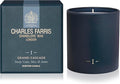 Charles Farris Luxury Scented Candle – 1 Wick, Hand-Poured, Long Lasting, Clean Burning, 210g / 7.5oz, Burns for up to 50 Hours, Made in England – Smokey Cedar, Moss & Amber – Grand Cascade