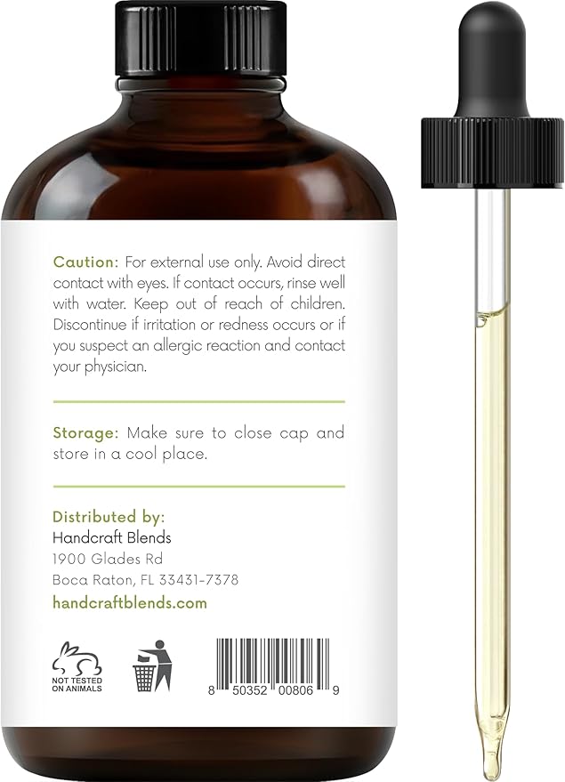 Handcraft Blends Lemongrass Essential Oil – Huge 4 Fl Oz – 100% Pure and Natural – Premium Grade Essential Oil for Diffuser and Aromatherapy, Skin, Massage, Candle and Soap Making Fragrance