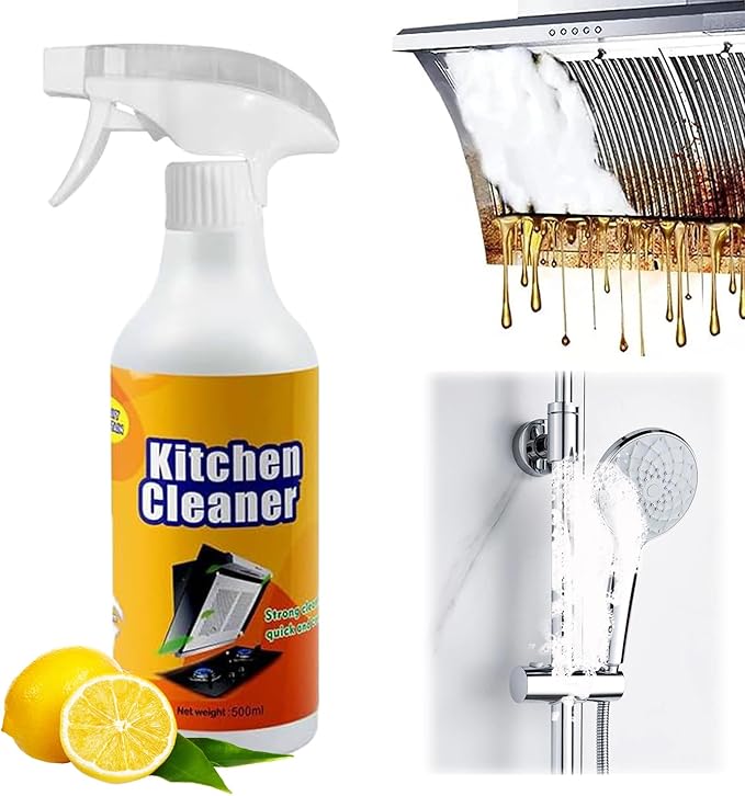 YAGUAN FIELL Heavy-Duty Kitchen Degreaser Foam Cleaner, Clean Kitchen Oil Stains Spray, Multi functiona Foam Cleaner Spray