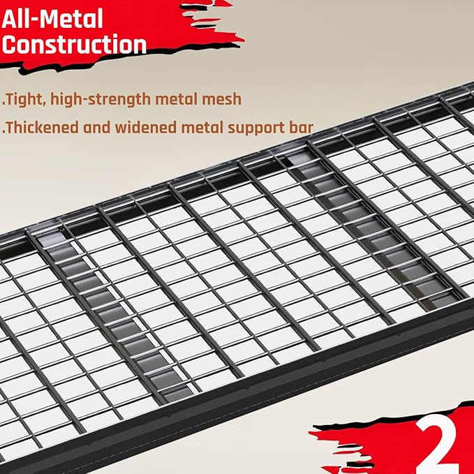 SKZNSA 30" Deep Heavy Duty Garage Shelving Units, 68" Wide Storage Shelves, 4 -Tier Metal Garage Shelves,Large Storage Rack,Industrial Shelving for Shop, 68" W x 30" D x 68" H