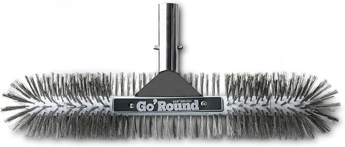 GoRound 360 Stainless Steel Pool Brush 18 inches