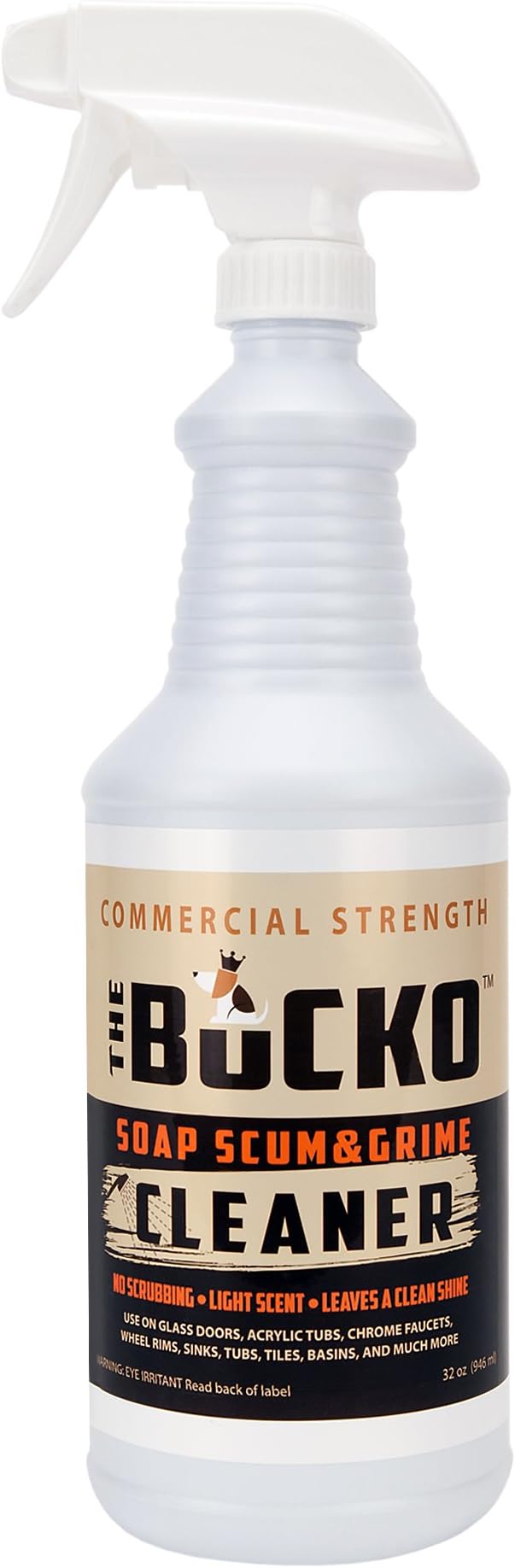 The Bucko Soap Scum and Grime Cleaner (32oz + Sprayer)