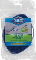 Clorox Extendable Tub and Tile Scrubber with Extra Pad