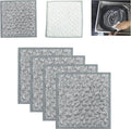New thickened 7.8 * 7.8 inch double-sided metal wire dishwashing cloth, suitable for both dry and wet use, scratch free dishwashing cloth, kitchen cleaning, cookware, tableware, sink (4 pieces)