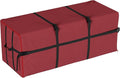 Elf Stor Heavy Duty Canvas Christmas Tree Storage Bag with Straps, fits up to 9 ft Tree, Red