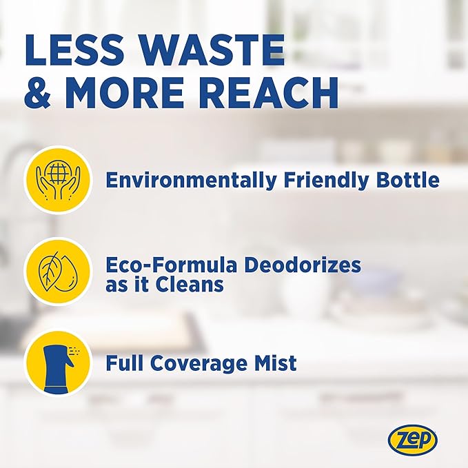Zep Heavy Duty Citrus Degreaser and Cleaner Mist -16 fl oz ZUCIT20 - Removes Oil, Grease, Adhesive & Kitchen Soil, In Hard-To-Reach Areas