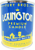 Long-Burning, One-Pint Premium Candles for Men | Vintage Inspired Oil Can Design | Lexington - Kentucky Bourbon & Oak | Soy Wax, Vegan Friendly, Made in The USA | Fury Bros. | Classically Cool