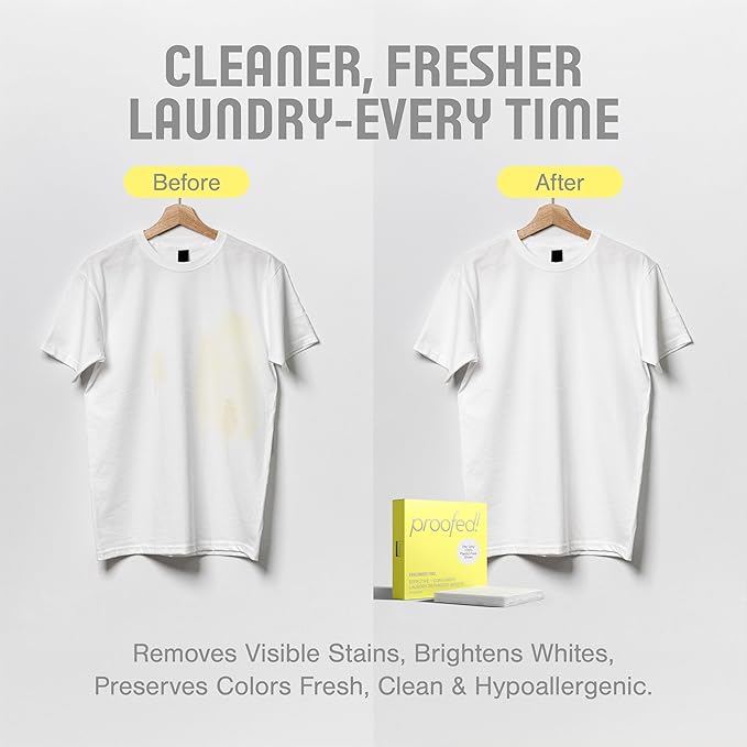 Laundry Soap Sheets – Clean Scent - Laundry Detergent Sheets, Hypoallergenic Detergent for Sensitive Skin – Plastic-Free, Non Toxic, Eco Friendly Washer Detergent – 32 Loads - Made in USA