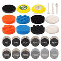 145pcs 3 inch Sandpaper Polishing Kit for Headlight Restoration, 60 to 10000 Grit Wet Dry Sanding Dicsc with Drill Buffing Pad and Foam Polishing Pads