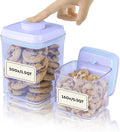 iChewie Bop Top | Airtight Meal Prep Containers with Lids | Food Storage Container Sets | Snack and Overnight Oats Fridge Organizer | Pantry and Kitchen Organization