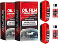 Rottipe 2PCS Glass Cleaner Kit,Glass Oil Film Remover, Windshield Hydrophobic Coating & Automotive Oil Film Cleaning Brush, Enhance Clarity with Car Glass Cleaner & Glass Cleaning Board