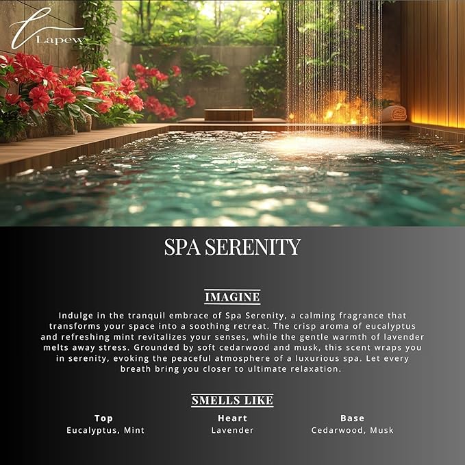Lapew Spa Serenity Scented Mop Soap Concentrate 36 oz | Premium Fragranced Floor Cleaner | Streak-Free | Hard Floor Cleaning Solution | Eco Friendly | Made in USA