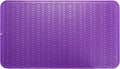 MicoYang Silicone Dish Drying Mat for Multiple Usage,Easy clean,Eco-friendly,Heat-resistant Silicone Mat for Kitchen Counter or Sink,Refrigerator or Drawer Liner Purple 4XL 32 inches x 18 inches