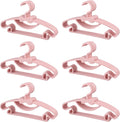 YYaaloa 60pcs Kids Clothes Hangers - Baby & Toddler Plastic Hangers (Pink, 60pcs)
