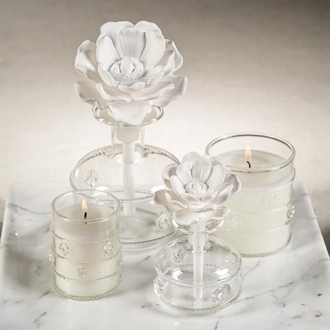 Water Lotus Zodax MINI Grand Casablanca Porcelain Diffuser
