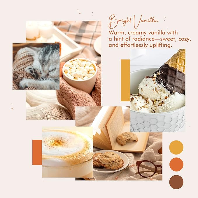 Room Spray, Bright Vanilla, 4 fl oz, Air Freshener for Home, Long-Lasting Odor Eliminator for Bathroom and Office